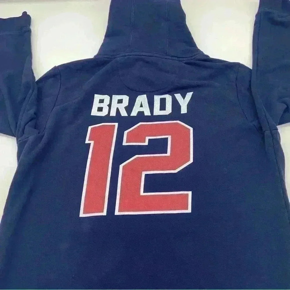 New England Patriots Super Bowl “Brady” Hoodie Size XL - Picture 2 of 6